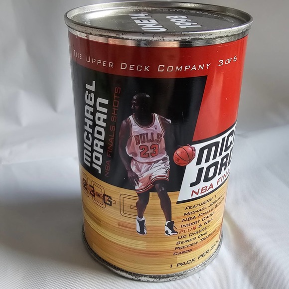 Michael Jordan Upper Deck 1998 NBA Final Shot Can #3 of 6 Opened - Picture 2 of 7